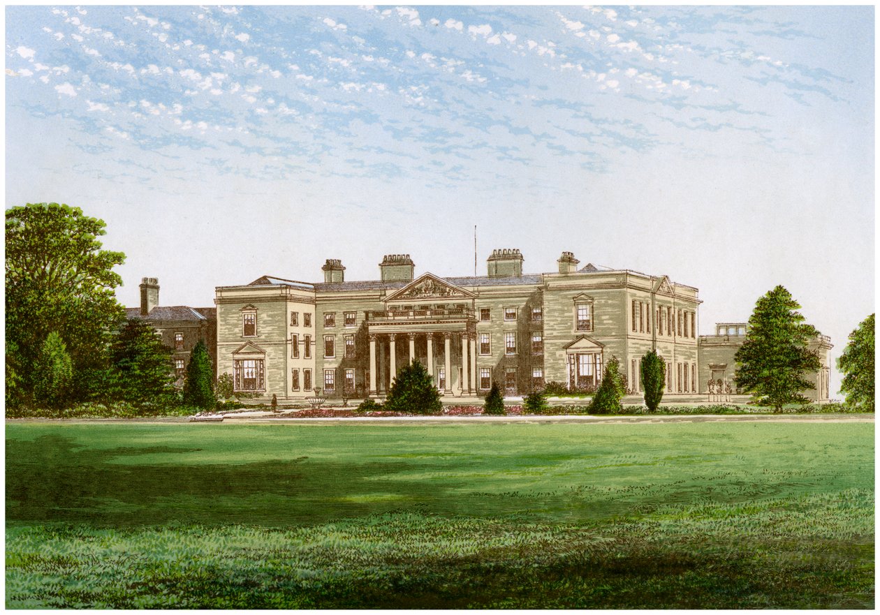 Gopsal Hall, Leicestershire, hem för Lord Howe, c1880 av Unbekannt