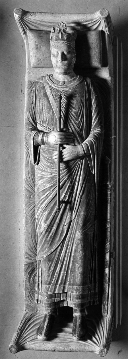 Gotisk konst: Liggande kung Henrik II av England (1133-1189) i klostret Fontevrault (Fontevraud) (Maine et Loire) av Unbekannt