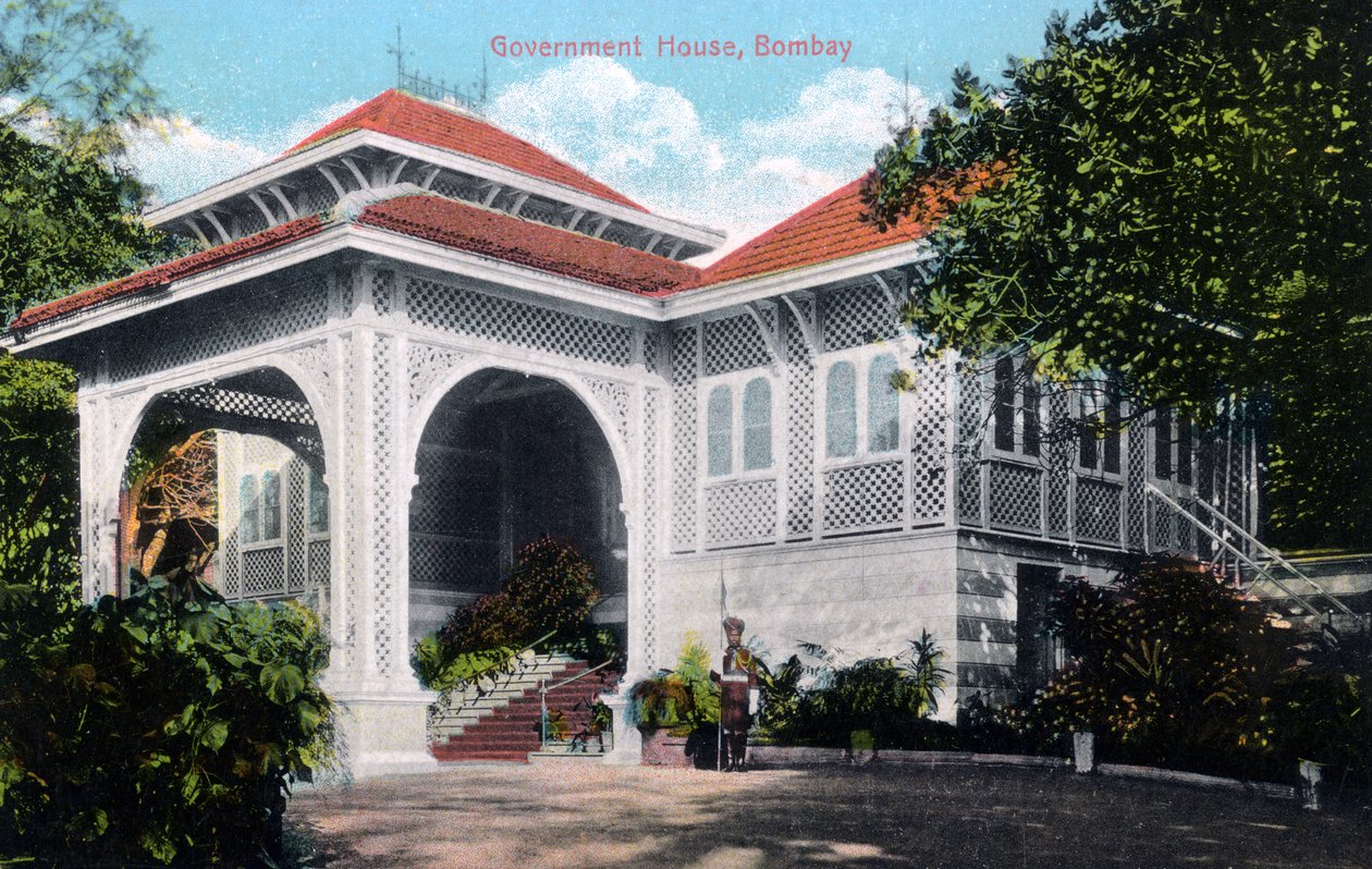 Government House, Bombay, Indien, tidigt 1900-tal av Unbekannt