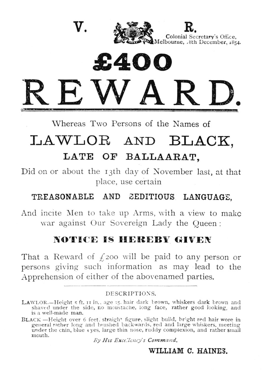 Regeringsmeddelande - For Lawlor and Black, c1854, 1902 av Unbekannt