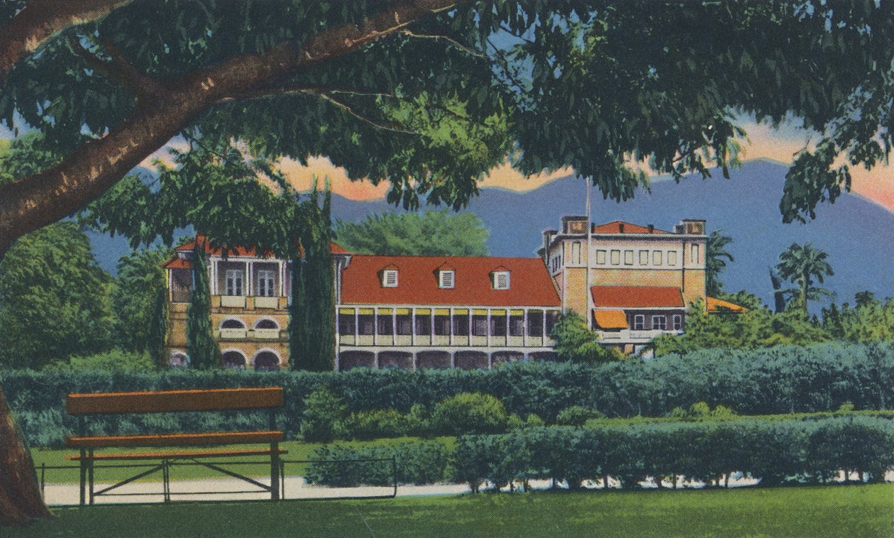 Governors Residence, Trinidad, B.W.I., c1940-talet. av Unbekannt