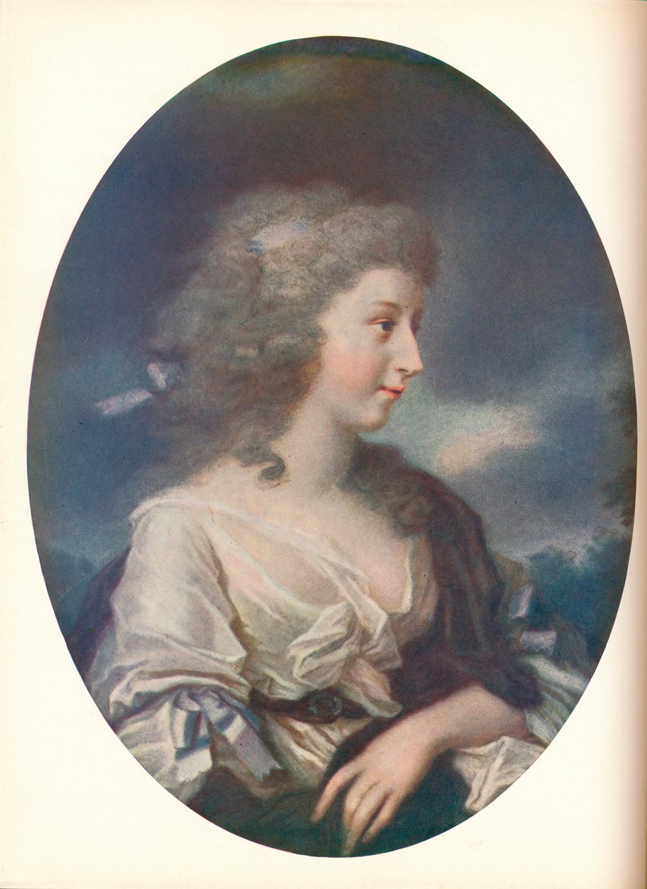 Grace Dalrymple Elliott 1758-1823 var en skotsk socialist och kurtisan, 1906 av Unbekannt