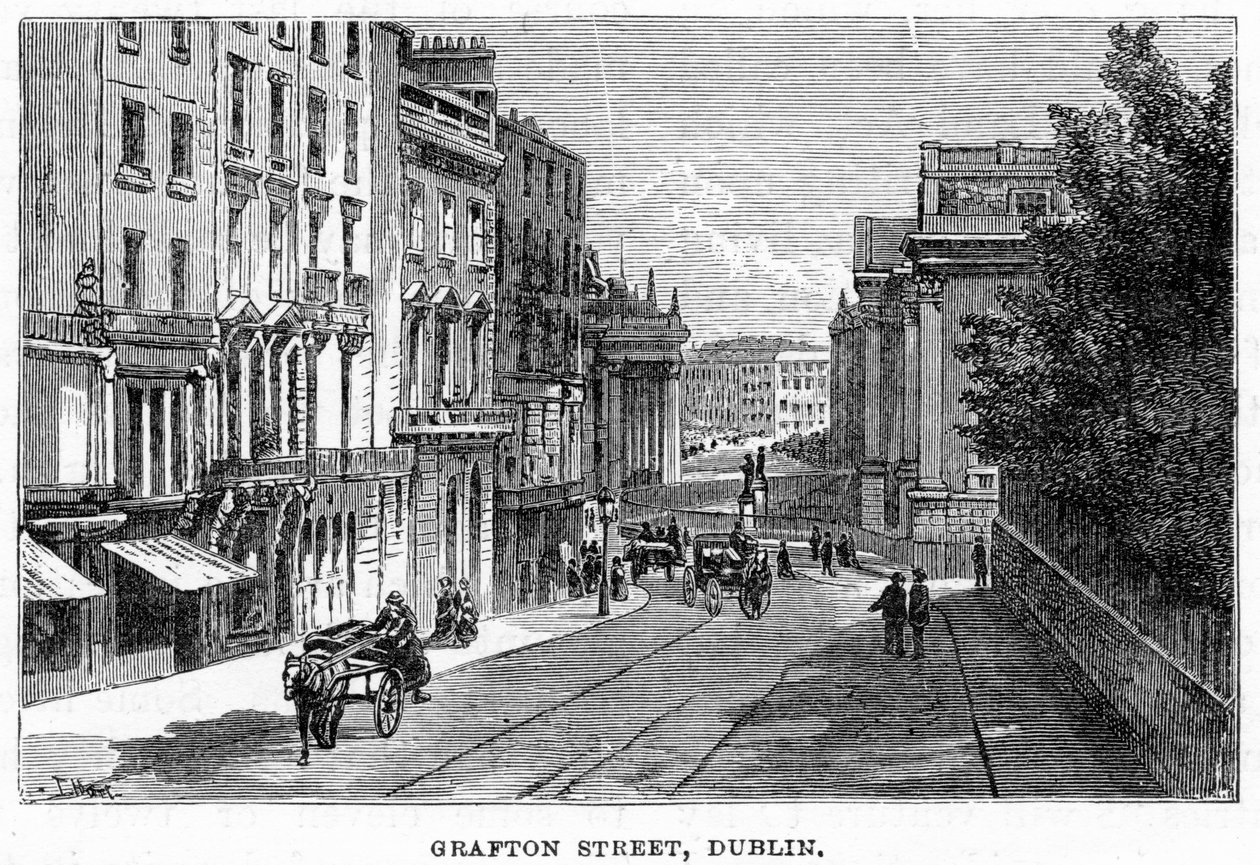 Grafton Street, Dublin, 1800-talet av Unbekannt