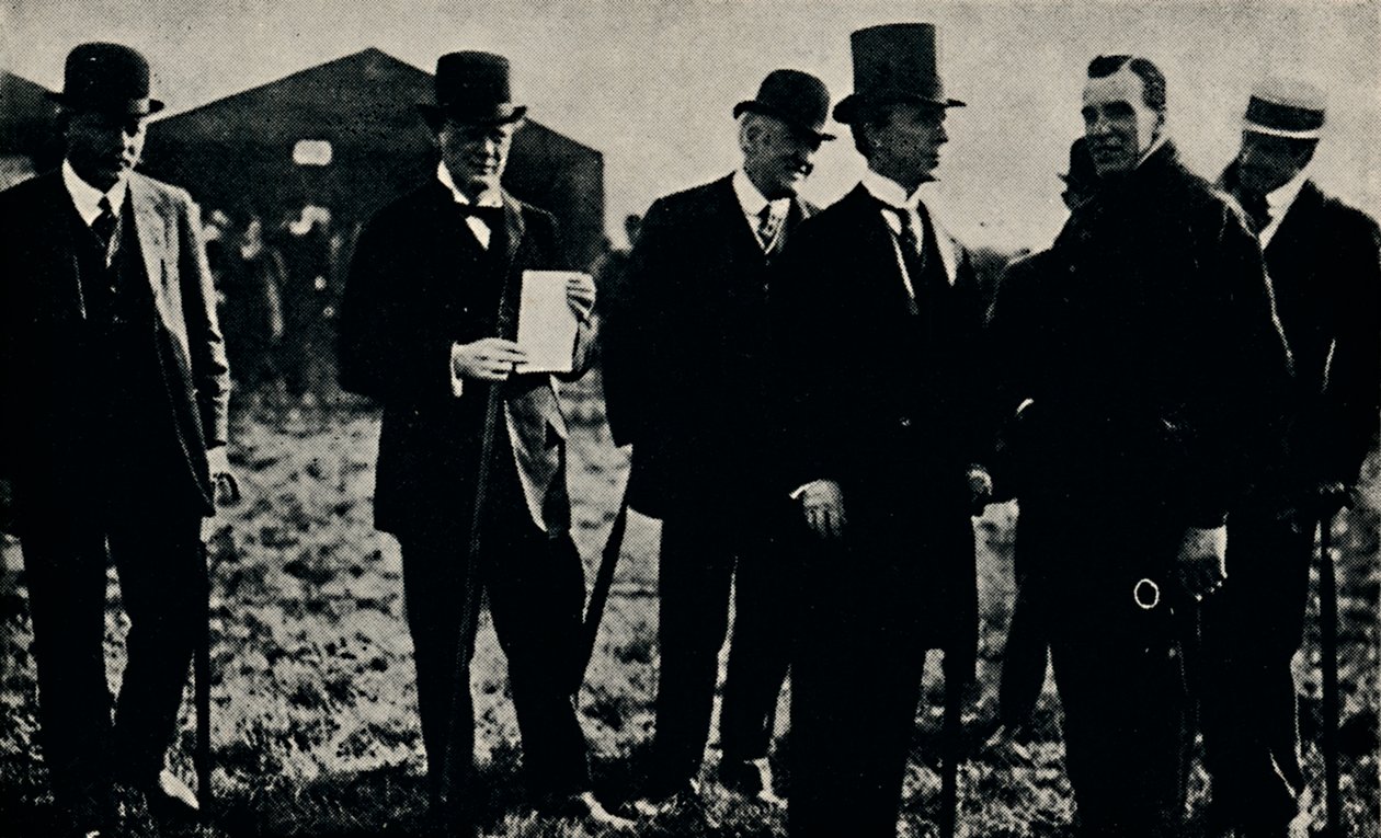Grahame White och Mr Churchill, 1910, 1945. av Unbekannt