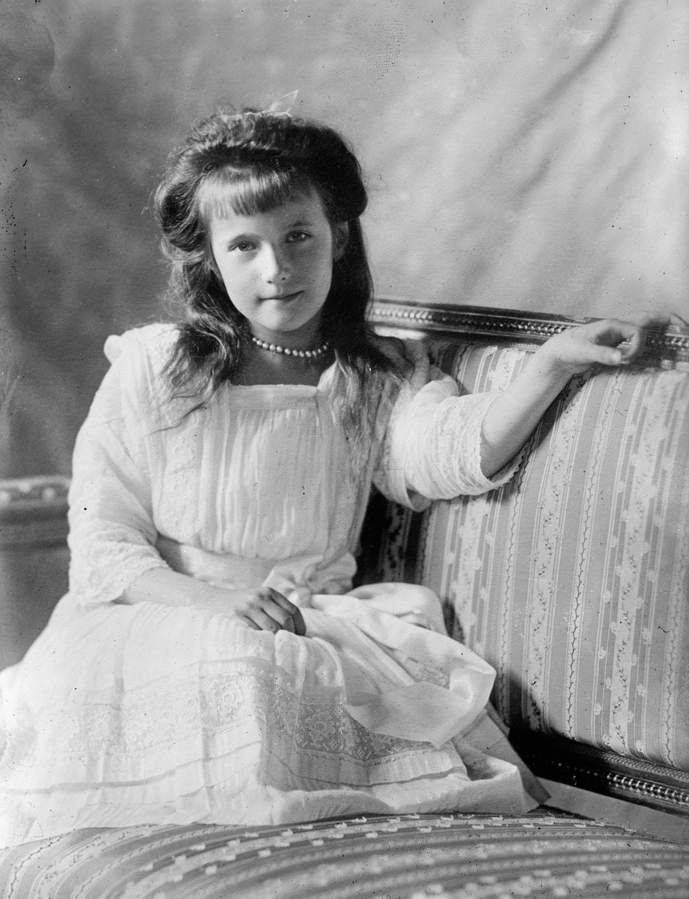 Storhertiginnan Anastasia Nikolaevna av Ryssland, c1908-c1910 av Unbekannt