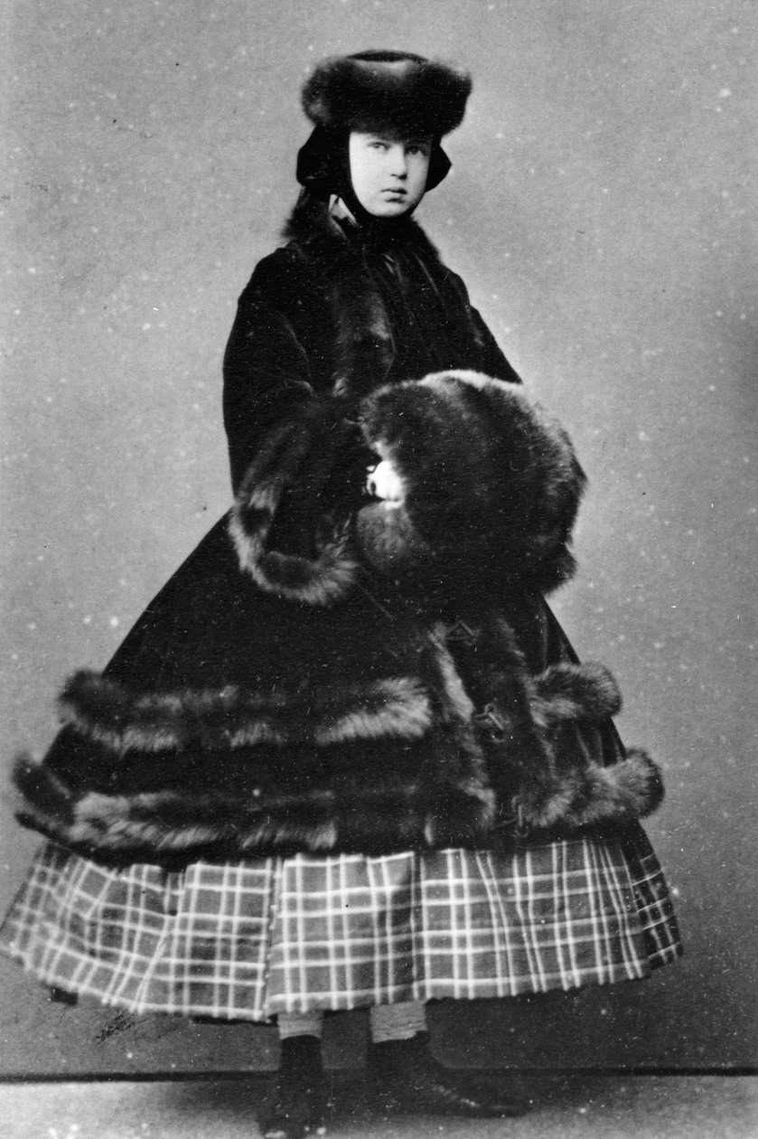 Storhertiginnan Maria Alexandrovna av Ryssland, c1861-c1865 av Unbekannt