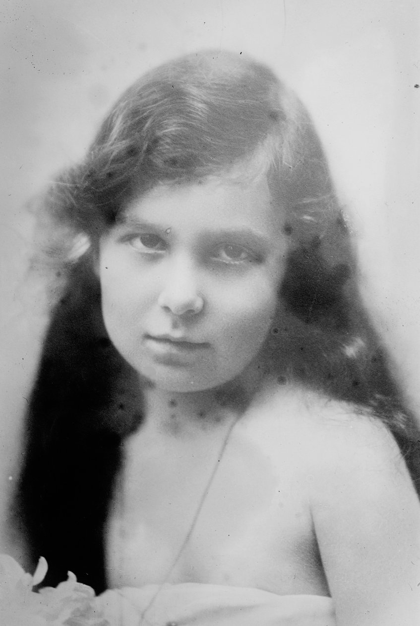 Storhertiginnan Maria Kirillovna av Ryssland som barn, 1910-talet av Unbekannt