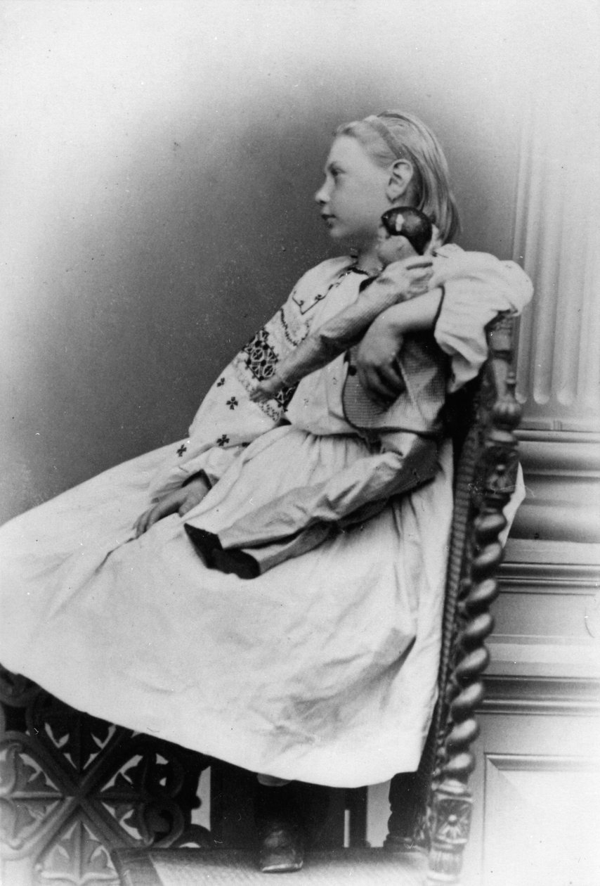 Storhertiginnan Vera Constantinovna av Ryssland, c1861-c1865 av Unbekannt