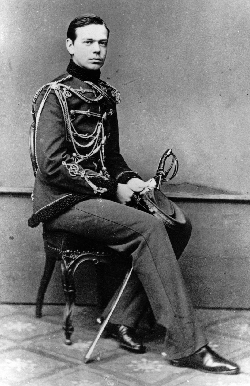 Storhertig Alexander Aleksandrovich av Ryssland, c1860-c1862 av Unbekannt