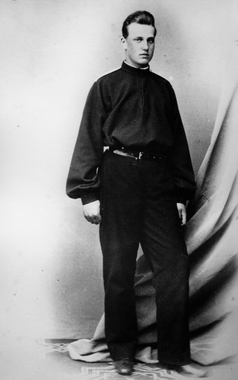 Storhertig Aleksej Alexandrovich av Ryssland, c1866-c1870 av Unbekannt