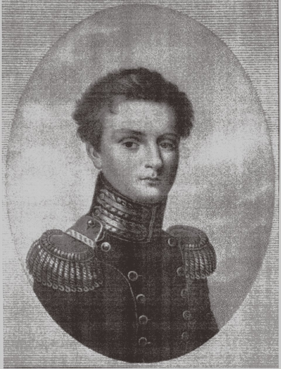 Storhertig Michael Pavlovich av Ryssland 1798-1849, ca. 1815 av Unbekannt