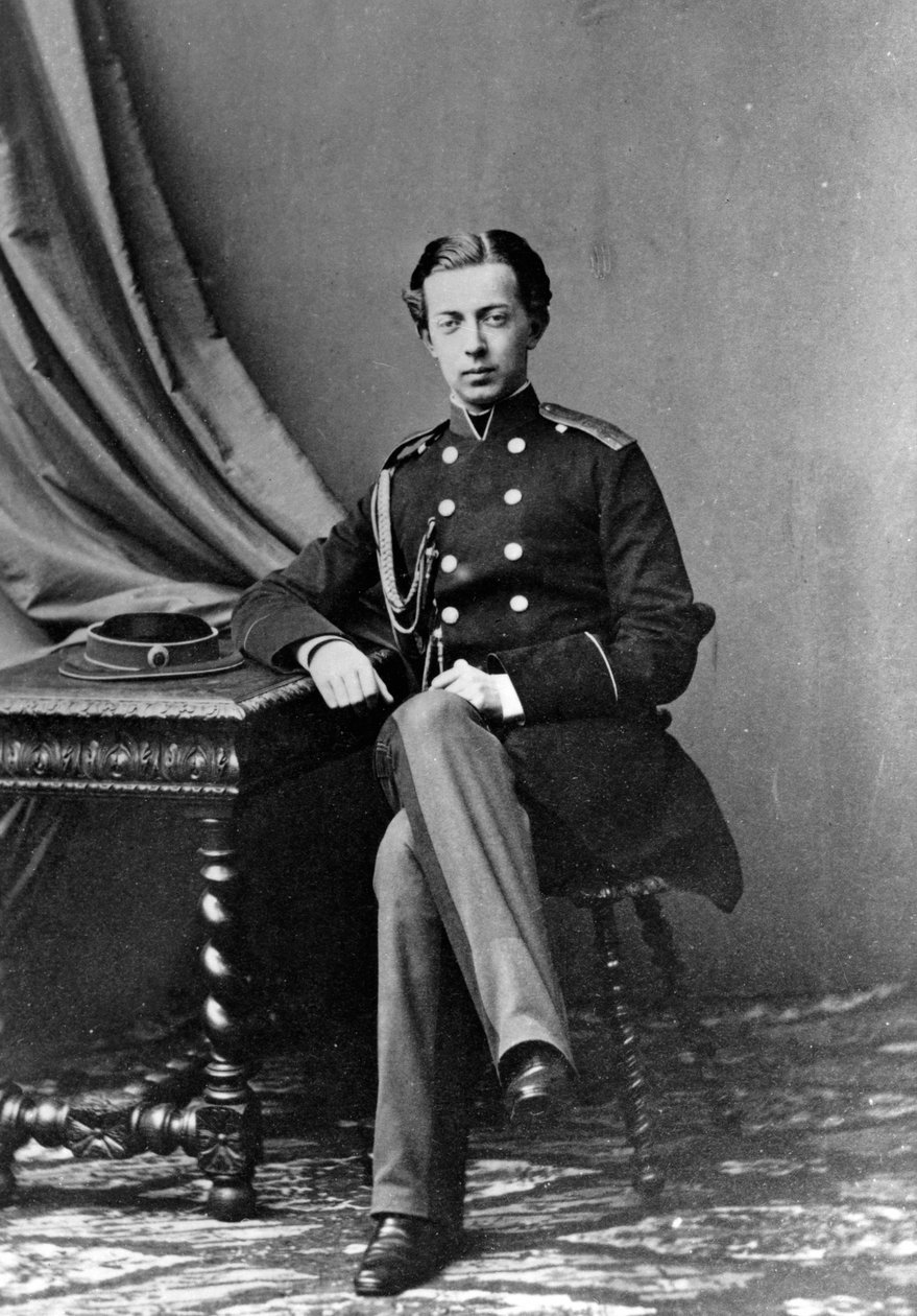 Storhertig Nicholas Alexandrovich av Ryssland, 1862 av Unbekannt