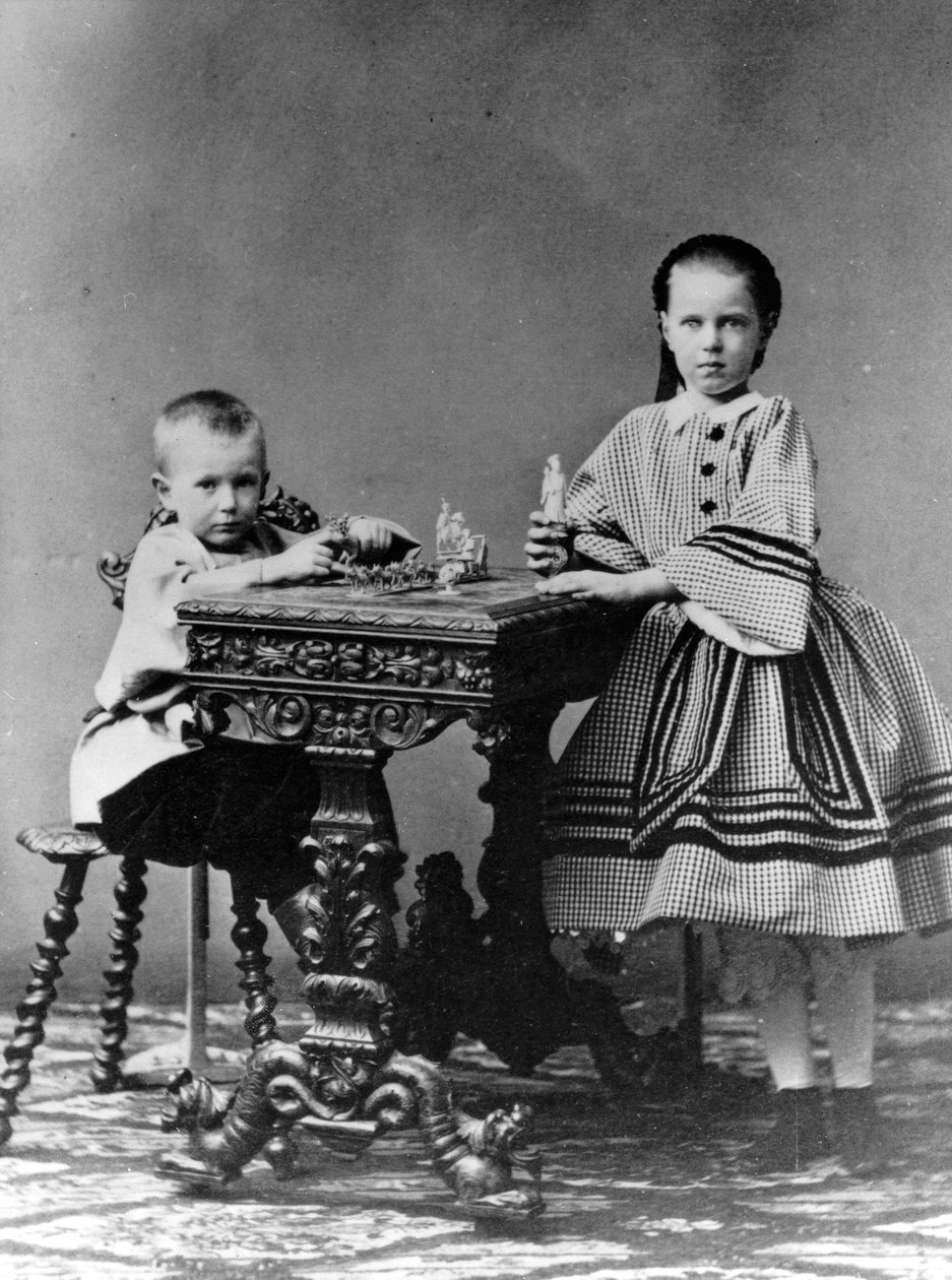 Storhertig Sergej Alexandrovich och storhertiginna Maria Alexandrovna av Ryssland, 1860 av Unbekannt