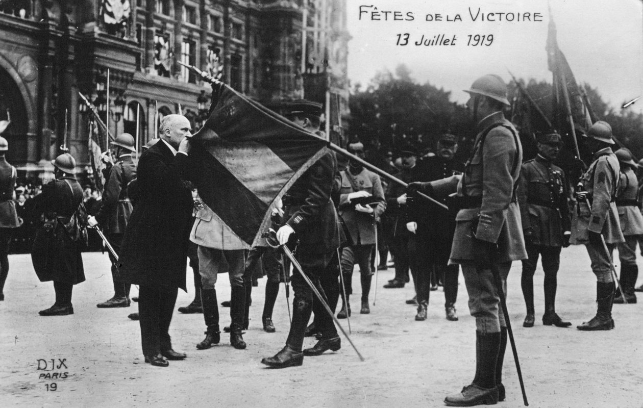 Stor segerparad, Paris, Frankrike, 14 juli 1919 av Unbekannt