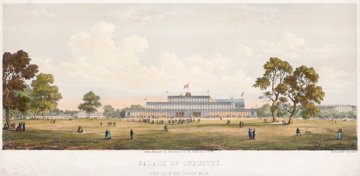 Stor utställning, Crystal Palace, Hyde Park, London, 1851 av Unbekannt