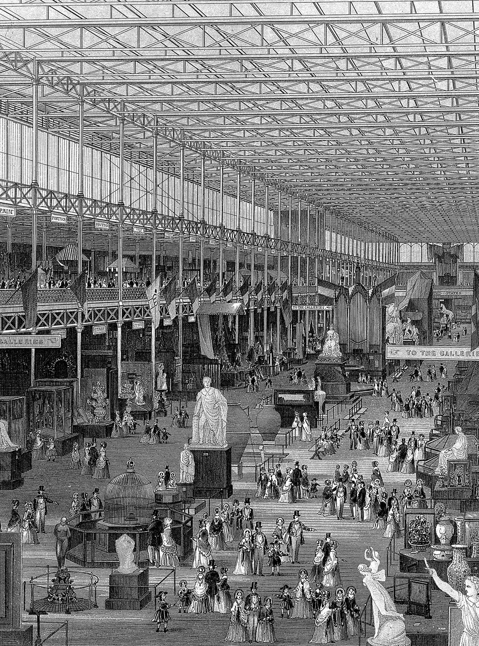 Stor utställning i Crystal Palace, Hyde Park, London, 1851 av Unbekannt