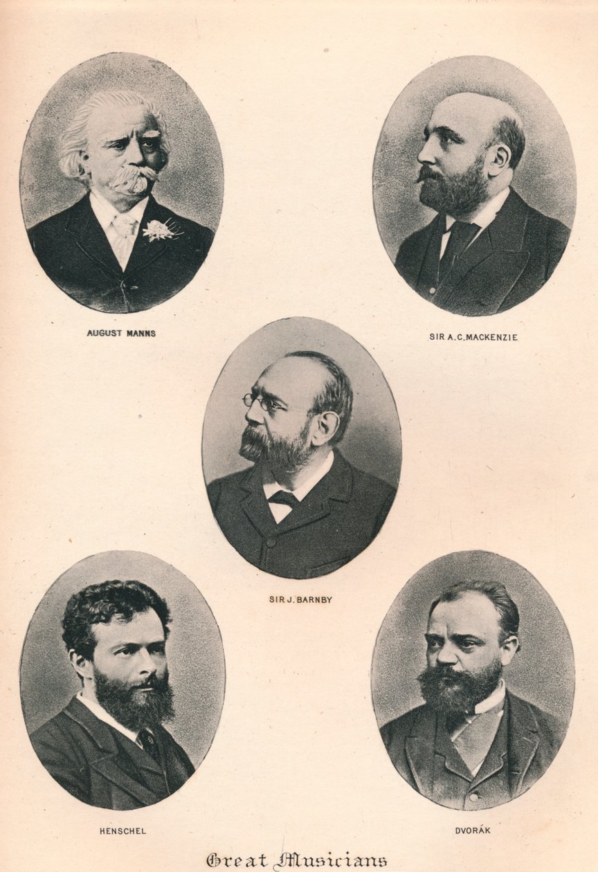 Stora musiker - tavla VIII., 1895 av Unbekannt