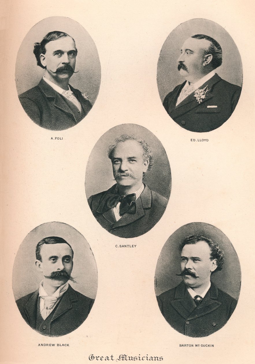 Stora musiker - tavla VI, 1895 av Unbekannt