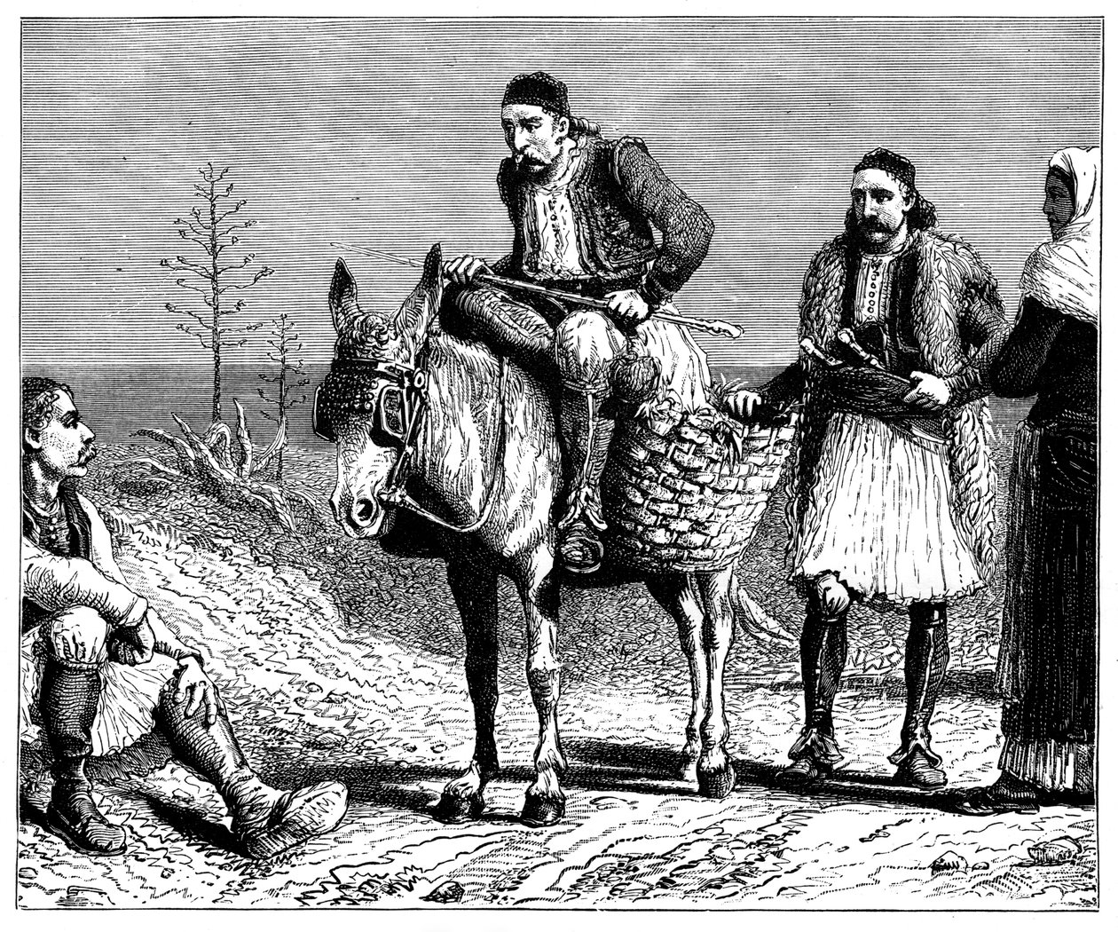 Grekiska bönder, c1890 av Unbekannt