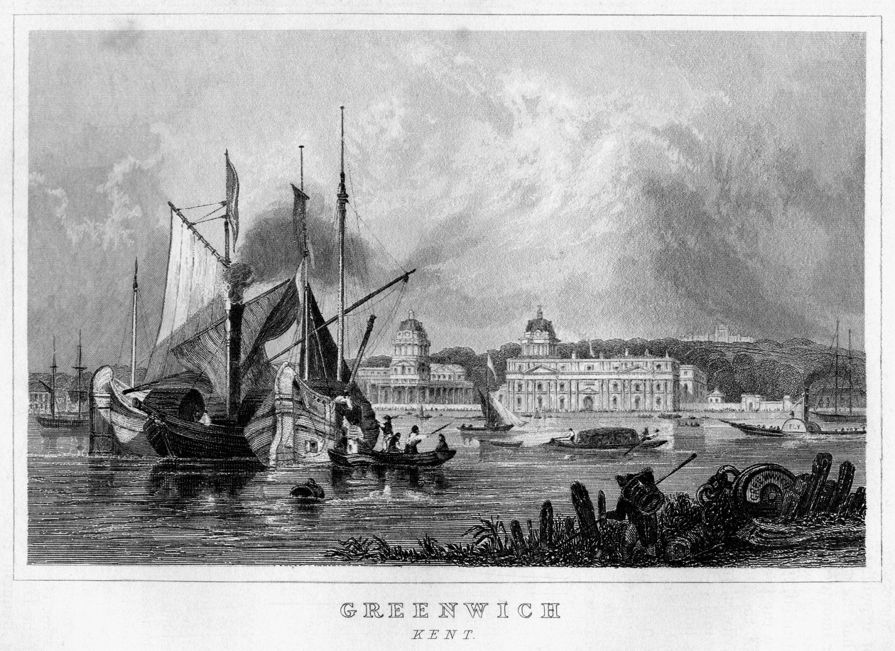 Greenwich, London, 1800-talet av Unbekannt