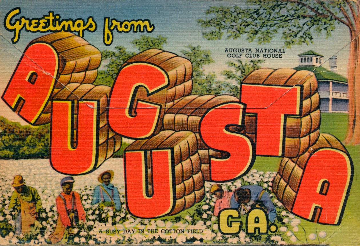 Hälsningar från Augusta, Georgia: A Busy day in the Cotton Field, 1943 av Unbekannt