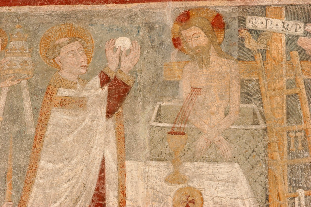 Gressan Magdalena romansk kyrkfresk, Gressan, Italien av Unbekannt