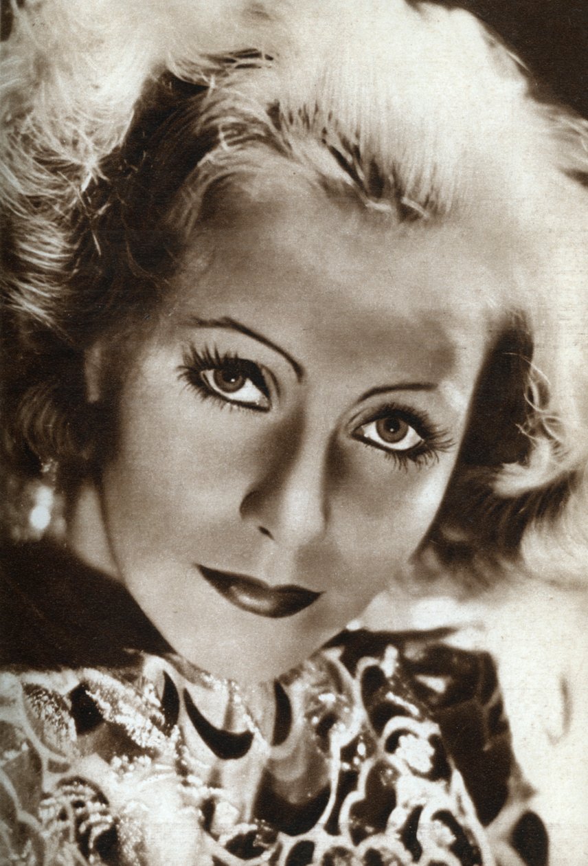 Greta Garbo, svensk skådespelerska, 1933 av Unbekannt