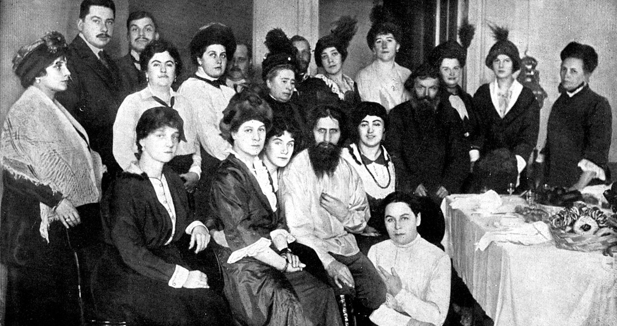 Grigori Rasputin, rysk bonde, helig man och mystiker av Unbekannt