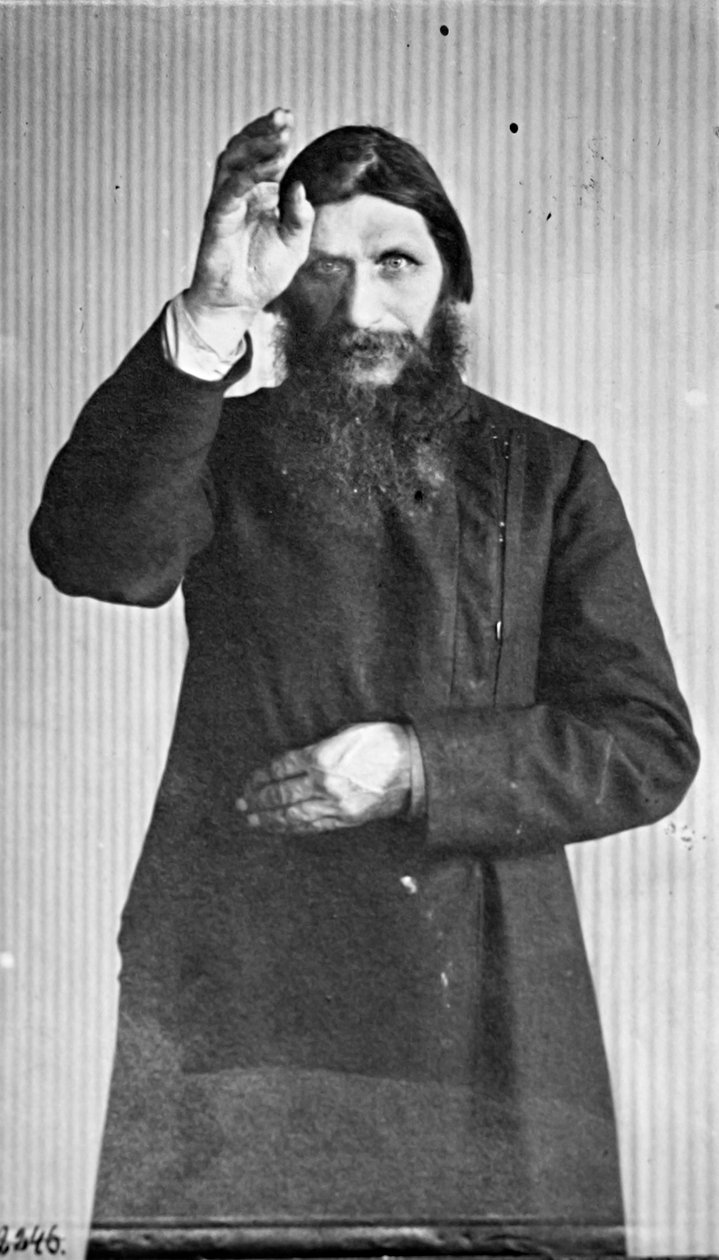 Grigori Jefimovich Rasputin, rysk mystiker och helig man, c1914-c1916. av Unbekannt