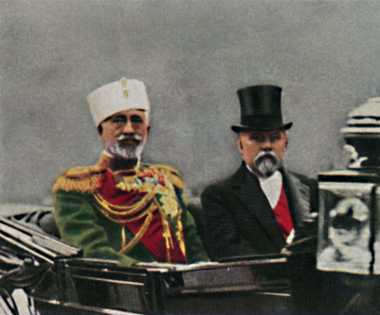 Storhertig Nikolai Nikolajevitj 1856-1929 och Poincaré född 1860, 1934. av Unbekannt