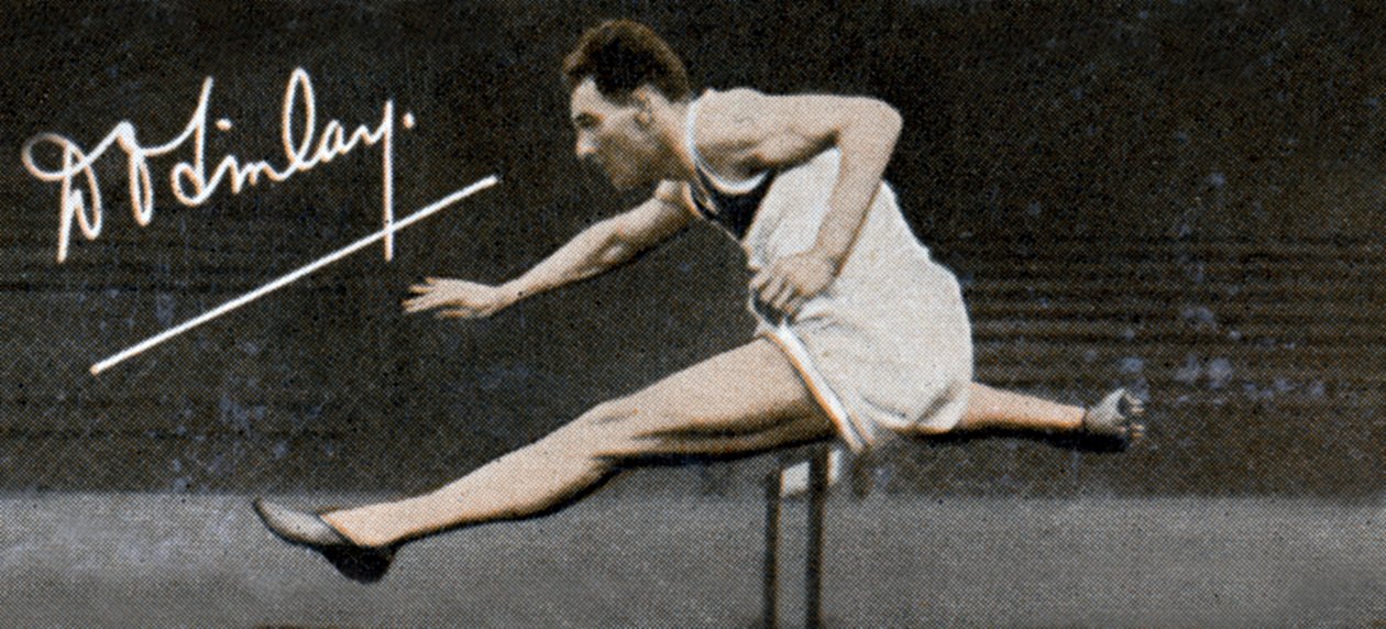 Gruppkapten Donald Don Osborne Finlay, Storbritannien och olympisk häcklöpare, 1935 av Unbekannt