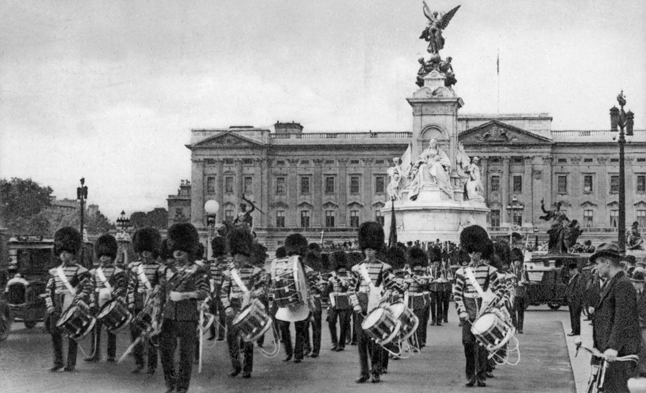Vakter i The Mall, London, tidigt 1900-tal av Unbekannt
