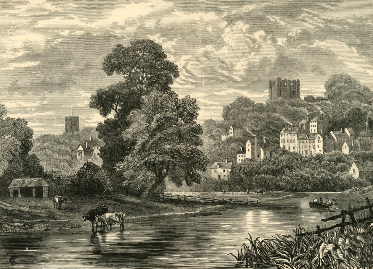 Guildford. Från floden, 1898. av Unbekannt