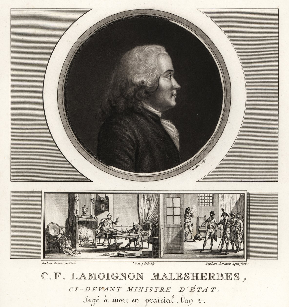 Guillaume-Chretien de Lamoignon de Malesherbes, fransk statsman, statsminister av Unbekannt