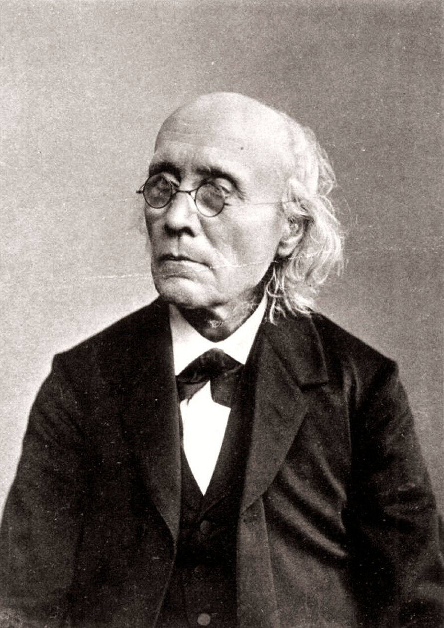 Gustav Theodor Fechner, tysk experimentell psykolog, c1883-c1884 av Unbekannt