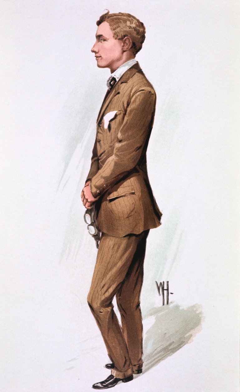 Gustave Hamel, brittisk flygpionjär, 1913 av Unbekannt