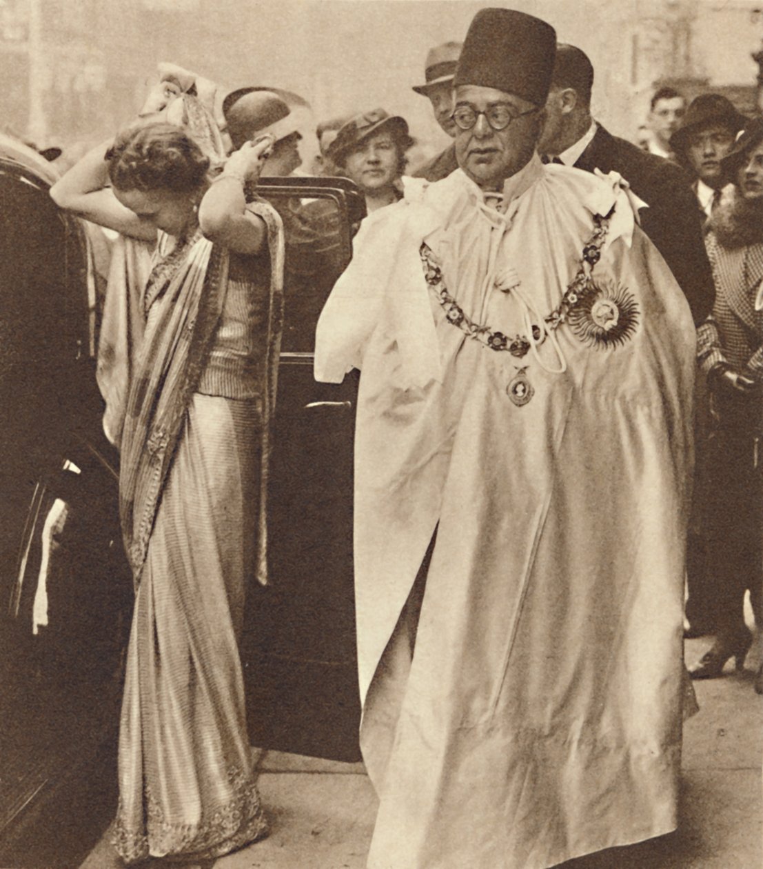 H.H. Prinsen Aga Khan och Begum Aga Khan, 12 maj 1937 av Unbekannt