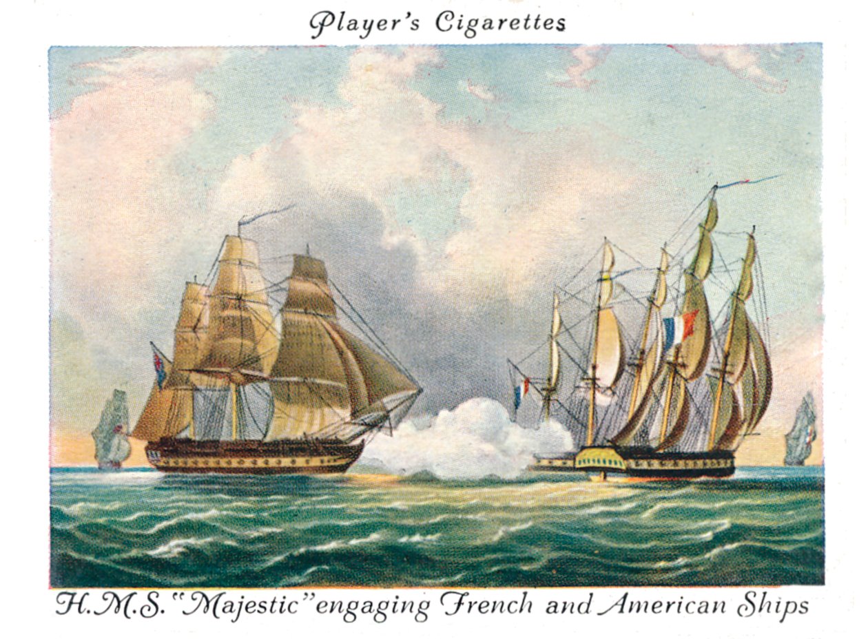 H.M.S Majestic engagerande franska och amerikanska fartyg, 1936. av Unbekannt