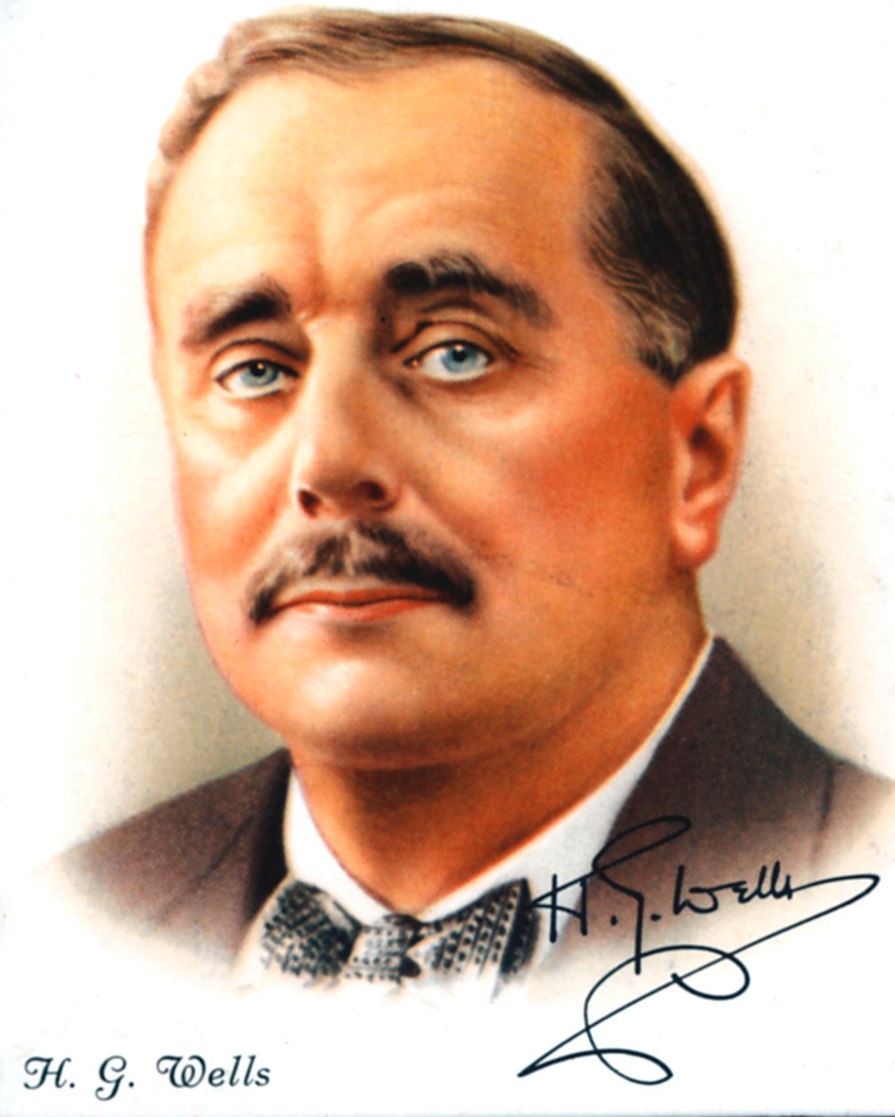H. G. Wells, engelsk författare och populärhistoriker, 1927 av Unbekannt