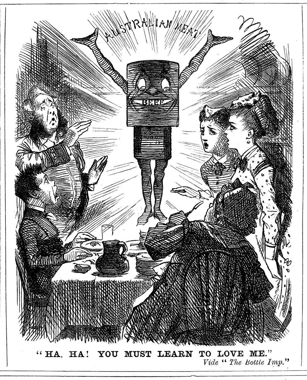 Ha, Ha! Du måste lära dig att älska mig, 1873 av Unbekannt