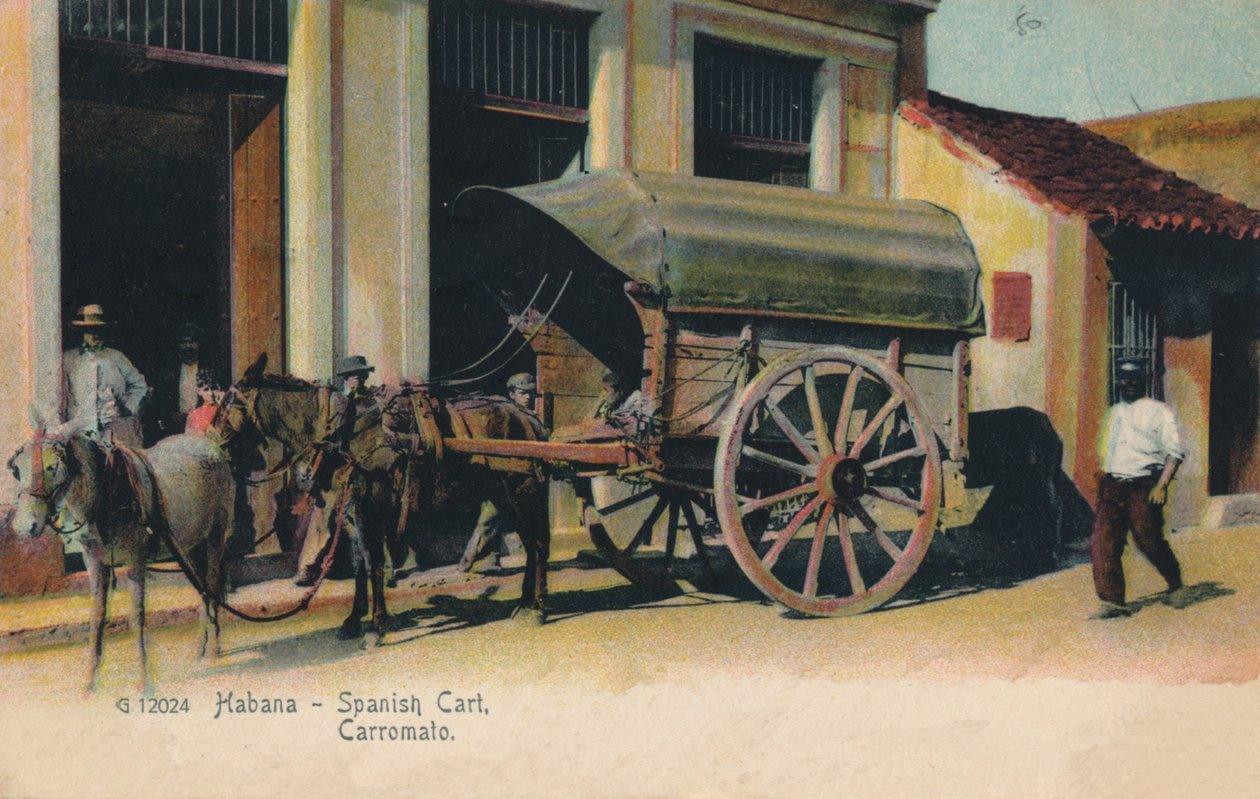 Havanna - Spansk vagn. Carromato, c1907 av Unbekannt