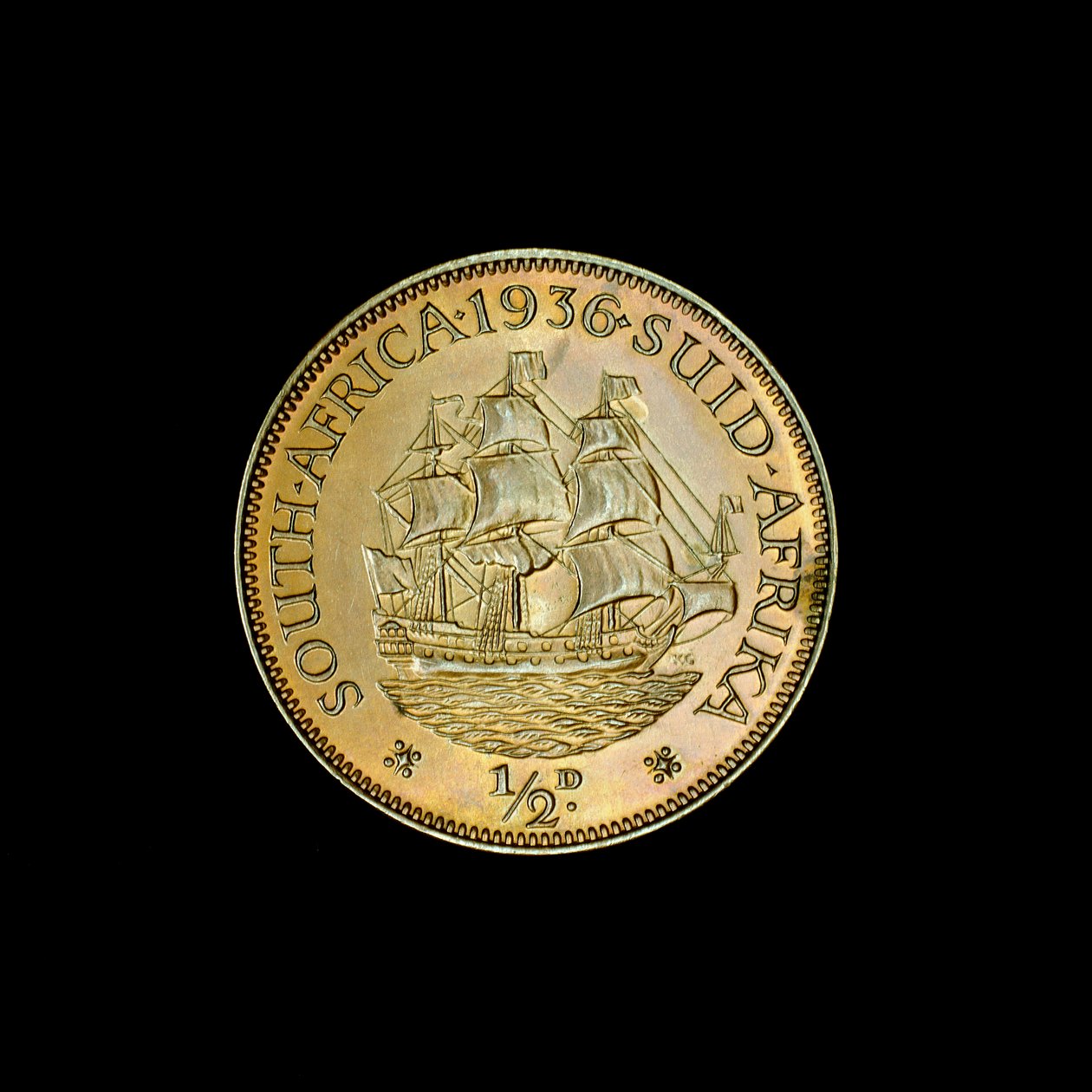 Half-Penny Coin, Sydafrika av Unbekannt