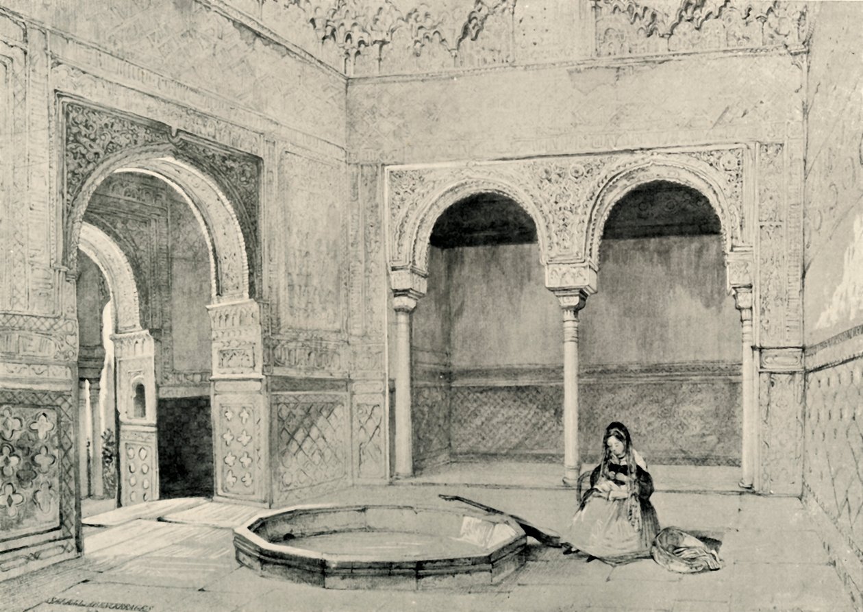 Hall of the Abencerrages, 1800-talet, 1907. av Unbekannt