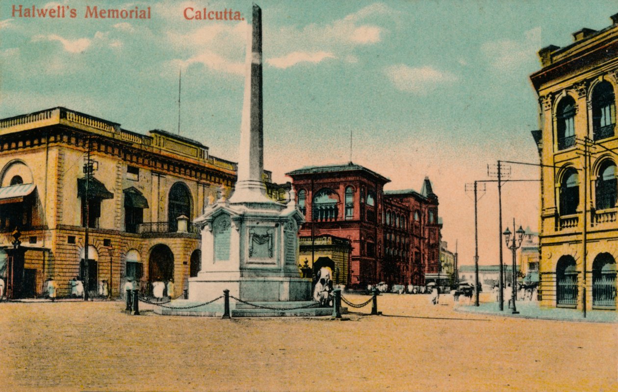 Halwells aka Holwells Memorial, Calcutta, c1910 av Unbekannt
