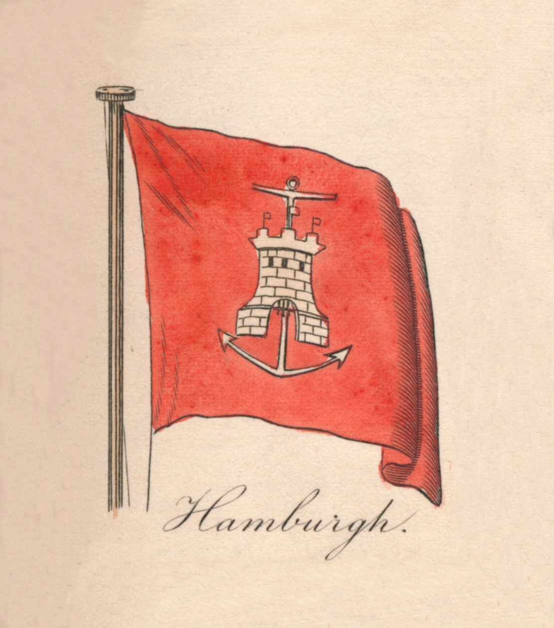 Hamburg, 1838 av Unbekannt