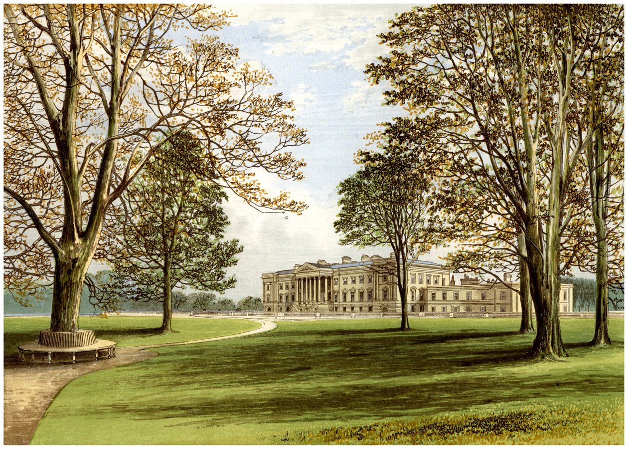 Hamilton Palace, South Lanarkshire, Skottland, hem för hertigen av Hamilton, c1880 av Unbekannt