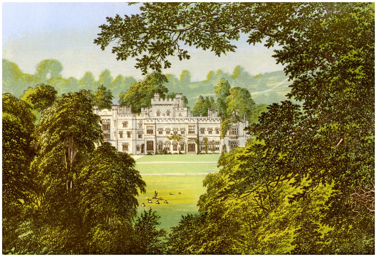 Hampton Court, Herefordshire, hem för familjen Arkwright, c1880 av Unbekannt