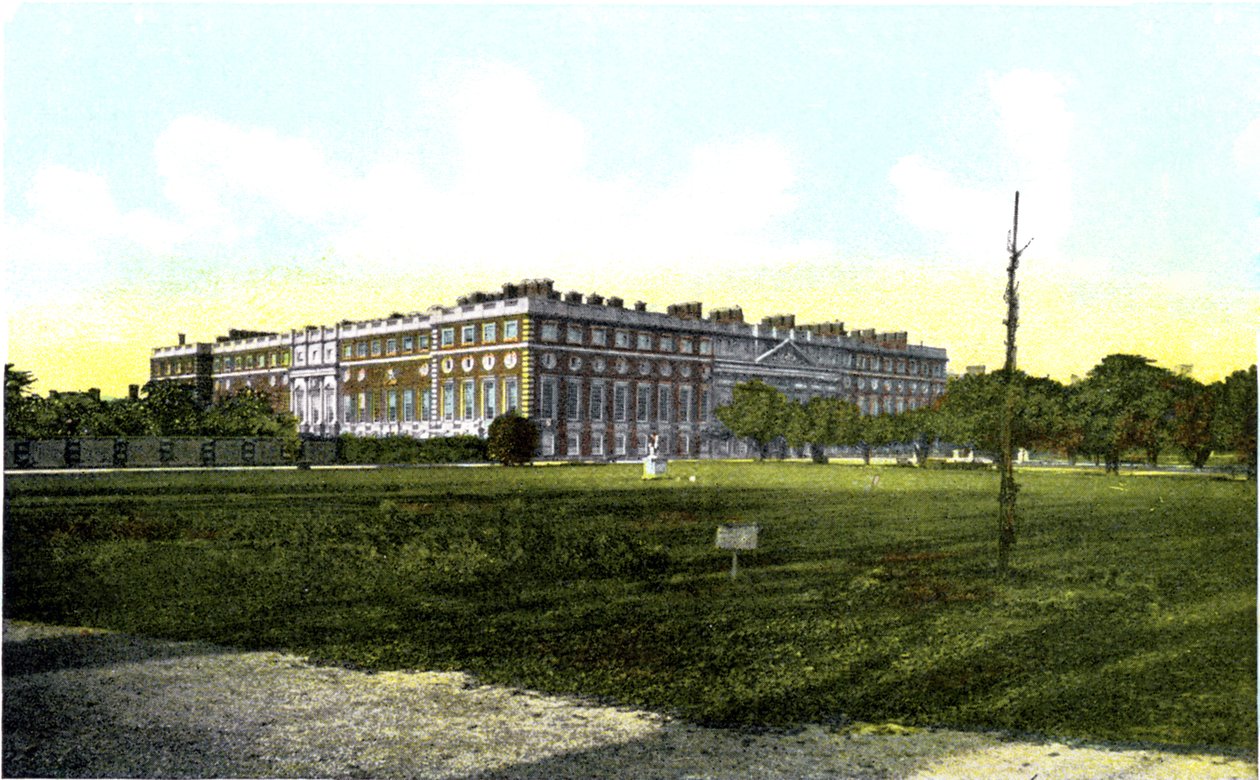Hampton Court Palace, London, 1900-talet. av Unbekannt