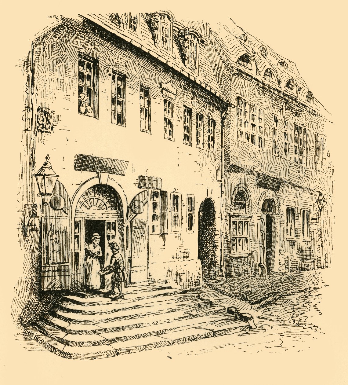 Handelsfödelseplats, Halle, Sachsen, 1907. av Unbekannt
