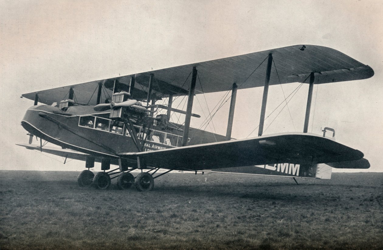 Handley-Page W.10 Passagerarbärande flygplan som opererar på Imperial Airways, 1929 av Unbekannt